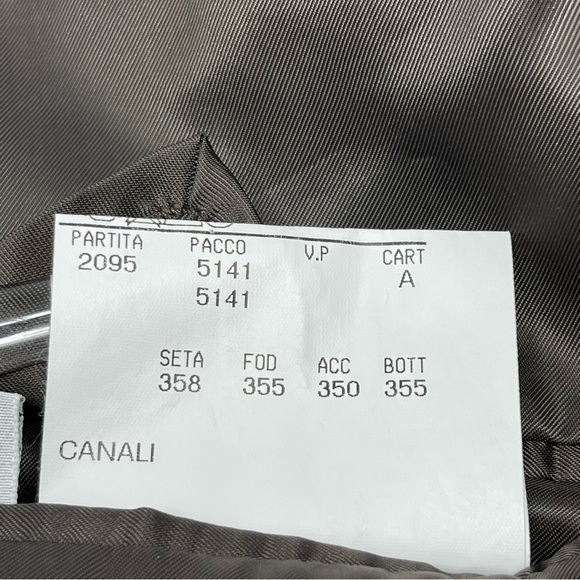 Canali made in Italy Sportcoat Window Pane Bemberg Wool Surgion Cuffs Vent 46L - Picture 14 of 15